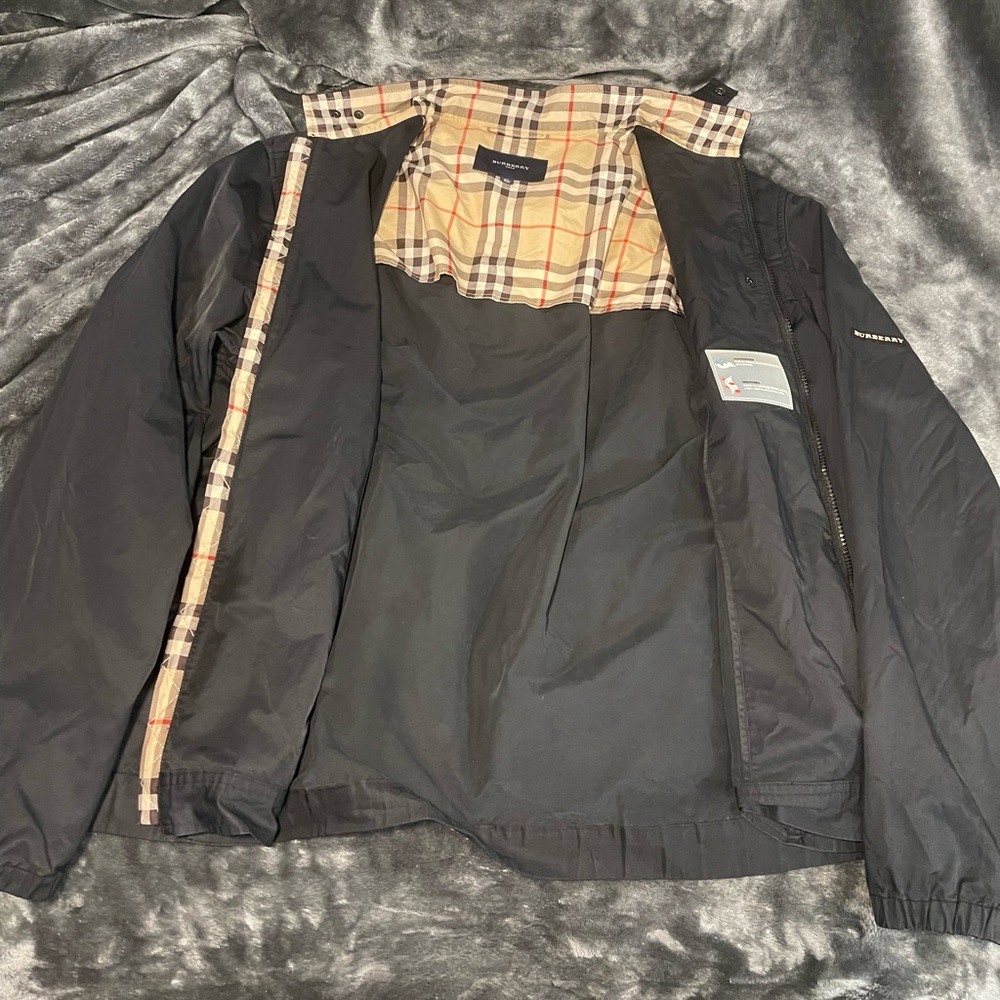 Vintage Navy Blue Burberry Golf Windbreaker